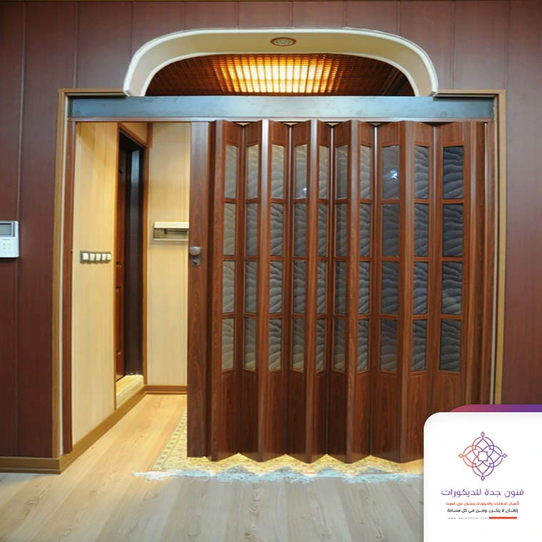 اشكال ابواب اكورديون جدة
